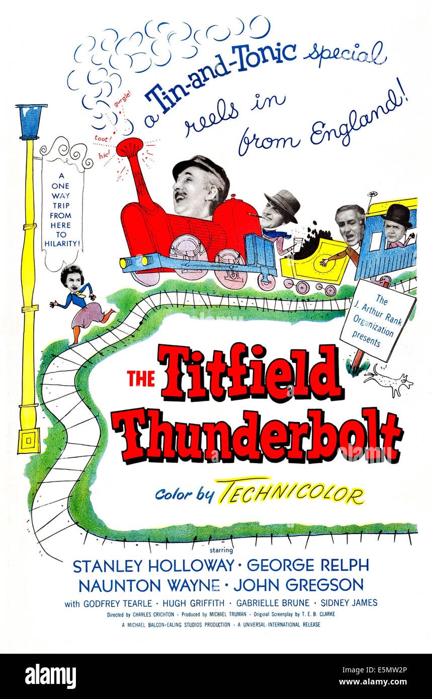 THE TITFIELD THUNDERBOLT, 1953. Stock Photo