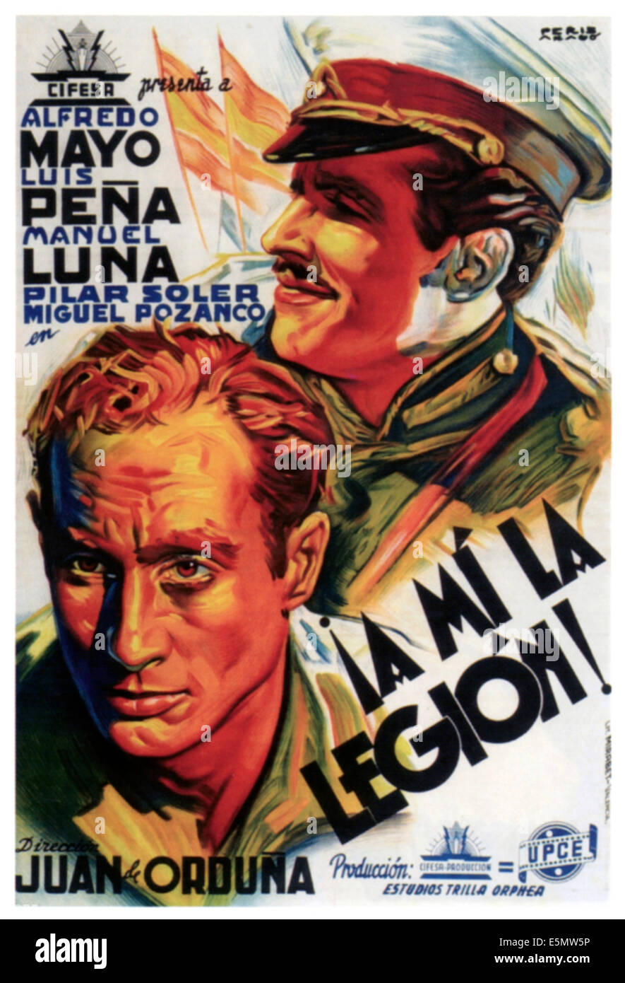 A MI LA LEGION, Spanish poster art, 1942. Stock Photo