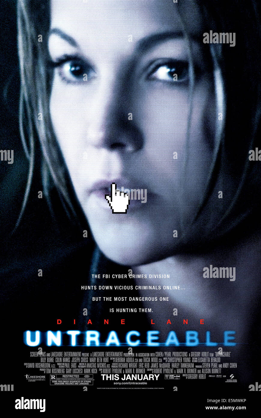UNTRACEABLE, Diane Lane, 2008. ©Screen Gems/Courtesy Everett Collection Stock Photo