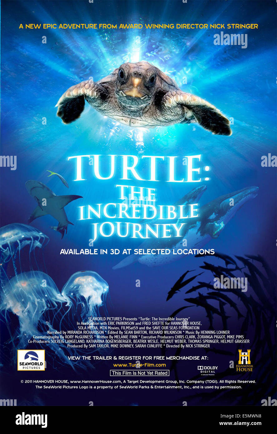 TURTLE: THE INCREDIBLE JOURNEY, US poster, 2009, ©Hannover House/courtesy Everett Collection Stock Photo