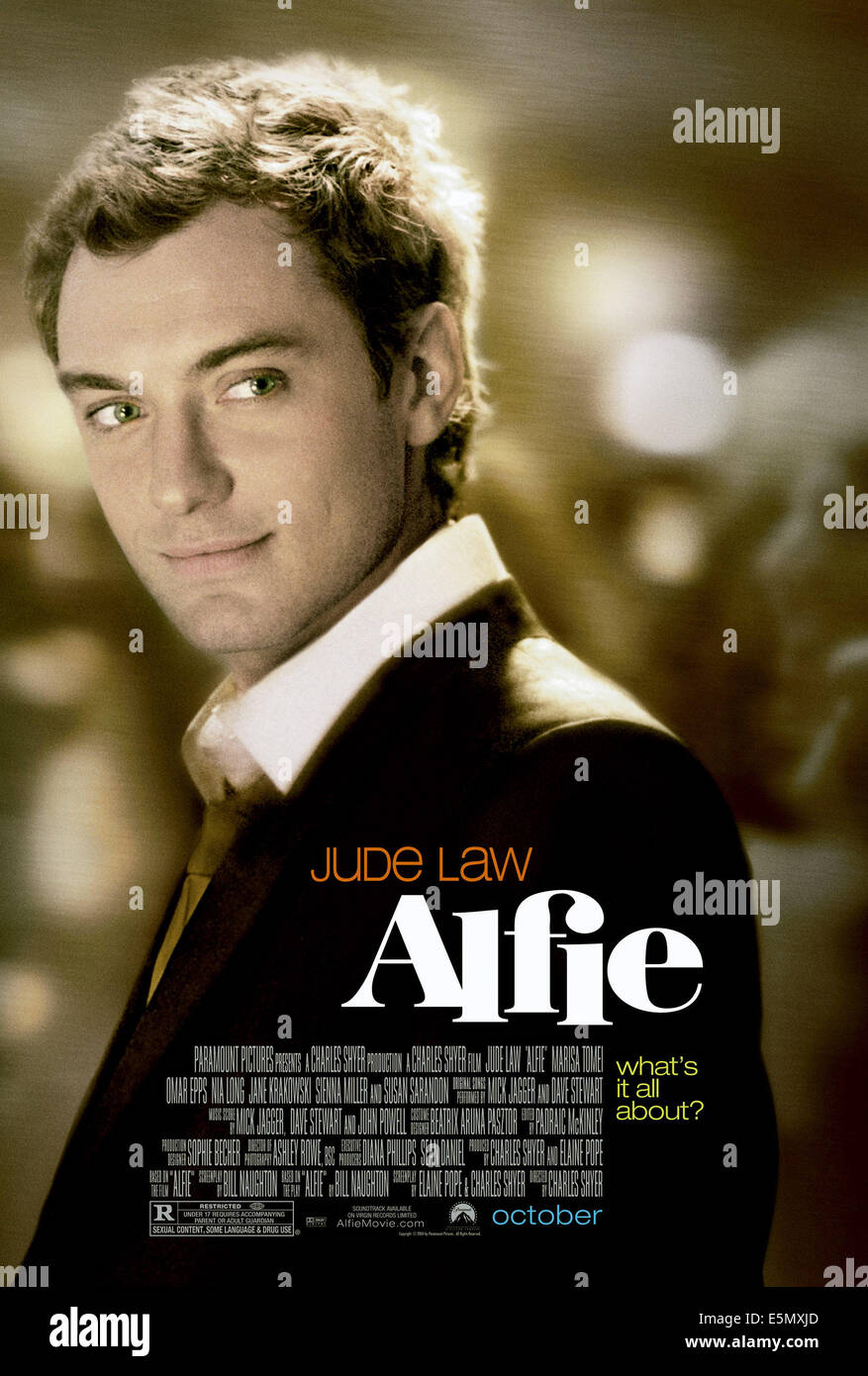 ALFIE, Jude Law, 2004, (c) Paramount/courtesy Everett Collection Stock Photo