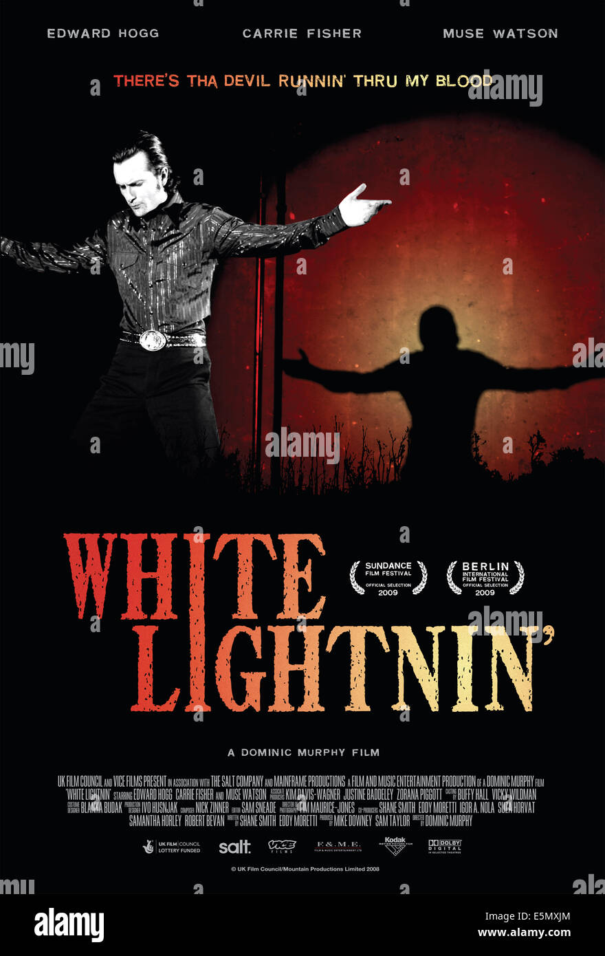 WHITE LIGHTNIN', Edward Hogg as Jesco White, 2009. ©IFC Films/Courtesy Everett Collection Stock Photo