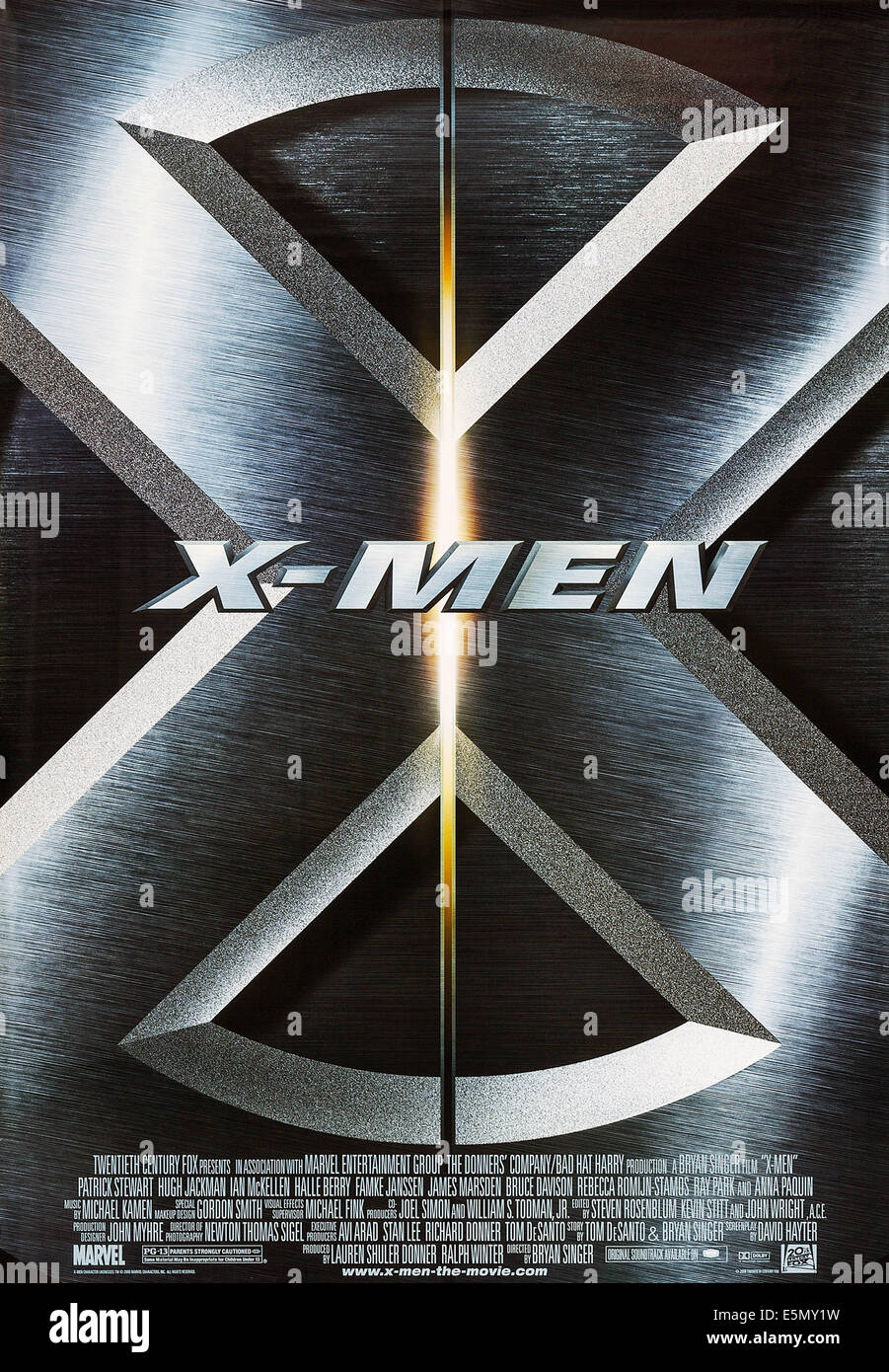 X-MEN, US poster art, 2000. TM and Copyright ©20th Century Fox Film