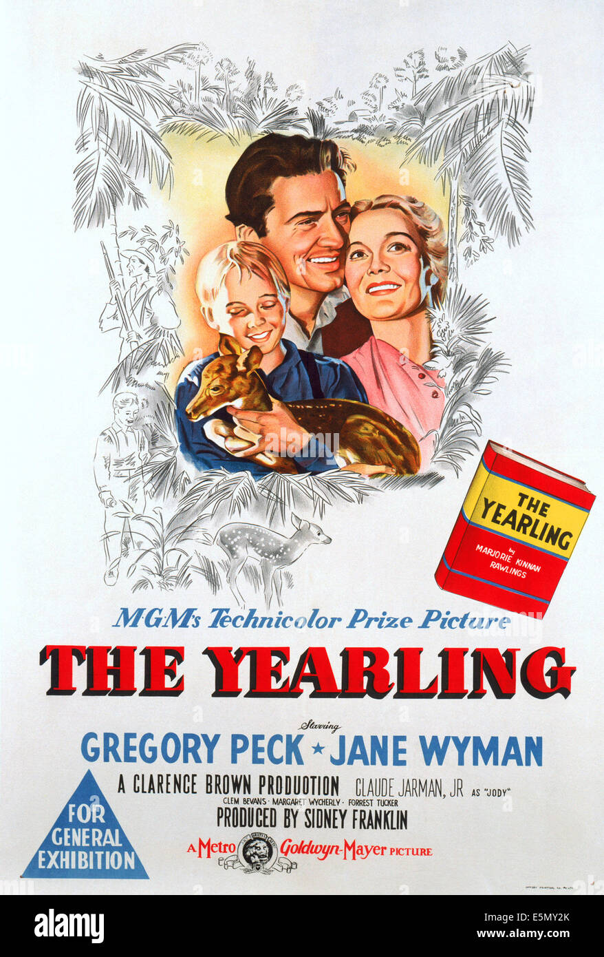 THE YEARLING, Claude Jarman Jr., Gregory Peck, Jane Wyman, 1946 Stock Photo