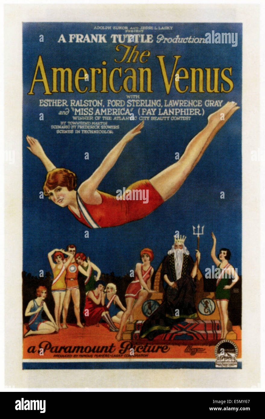 THE AMERICAN VENUS, Esther Ralston, 1926 Stock Photo