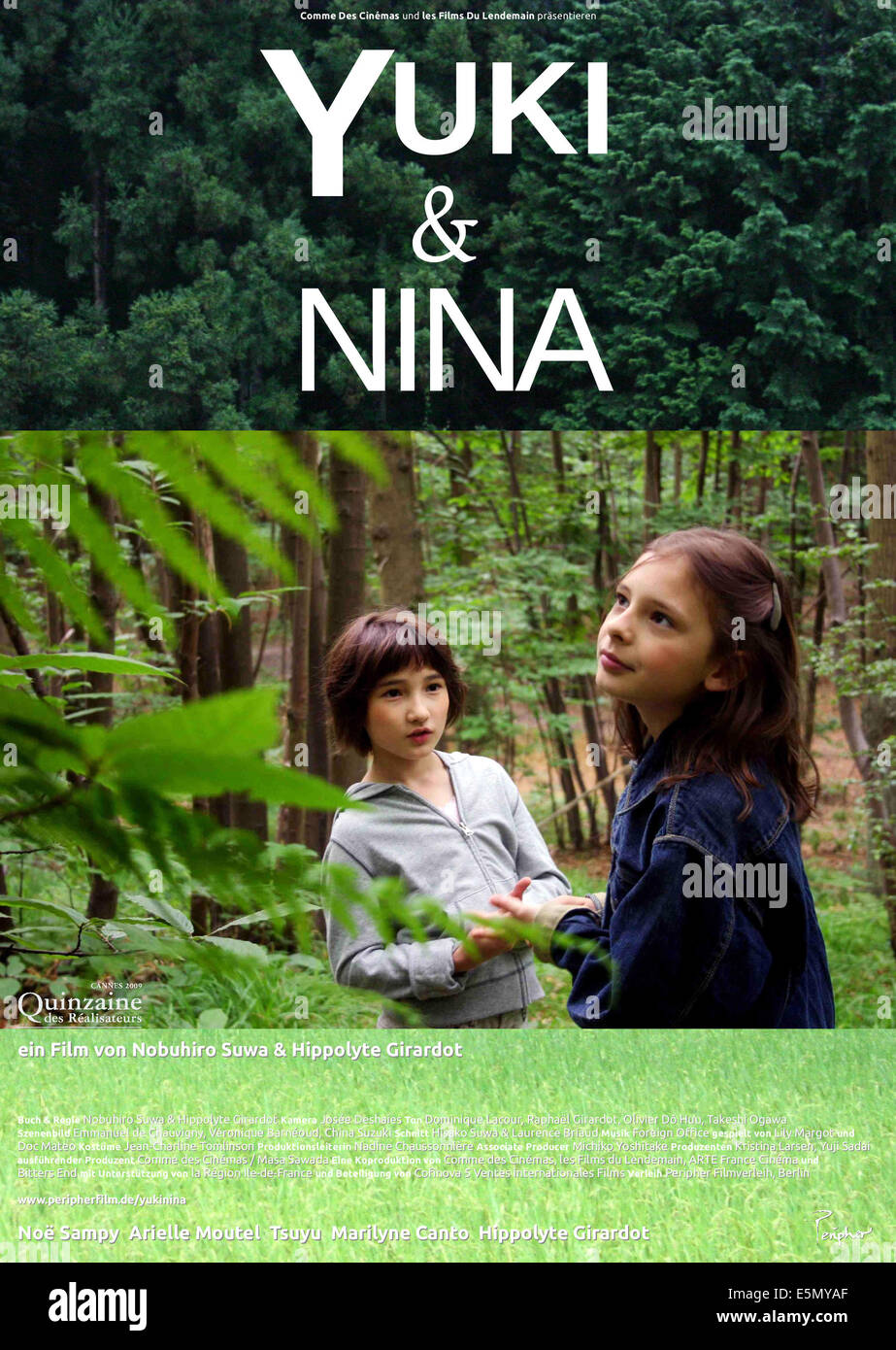 Yuki Nina Aka Yuki And Nina Aka Yuki Et Nina German Poster Art From Left Noe Sampy Arielle Moutel 09 C Ad Vitam Stock Photo Alamy