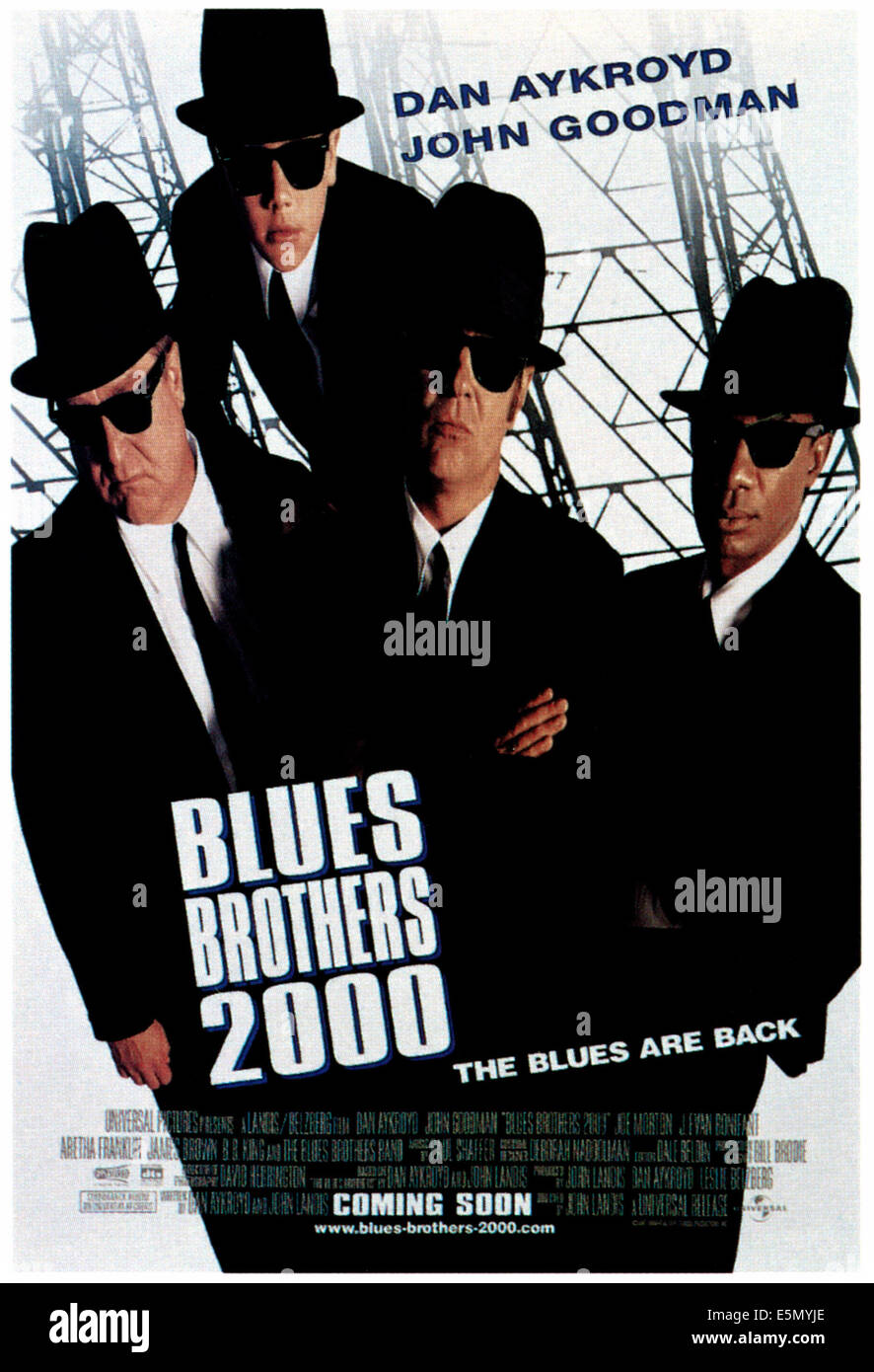 BLUES BROTHERS 2000, John Goodman, J. Evan Bonifant, Dan Aykroyd, Joe Morton, 1998, ©Universal Pictures/courtesy Everett Stock Photo