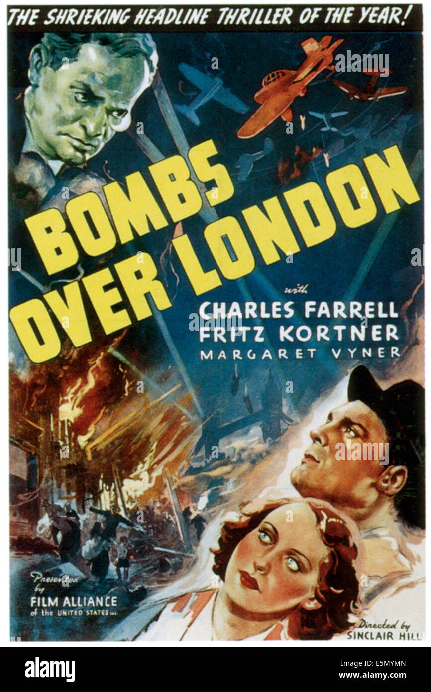BOMBS OVER LONDON (aka MIDNIGHT MENACE), 1937 Stock Photo Alamy