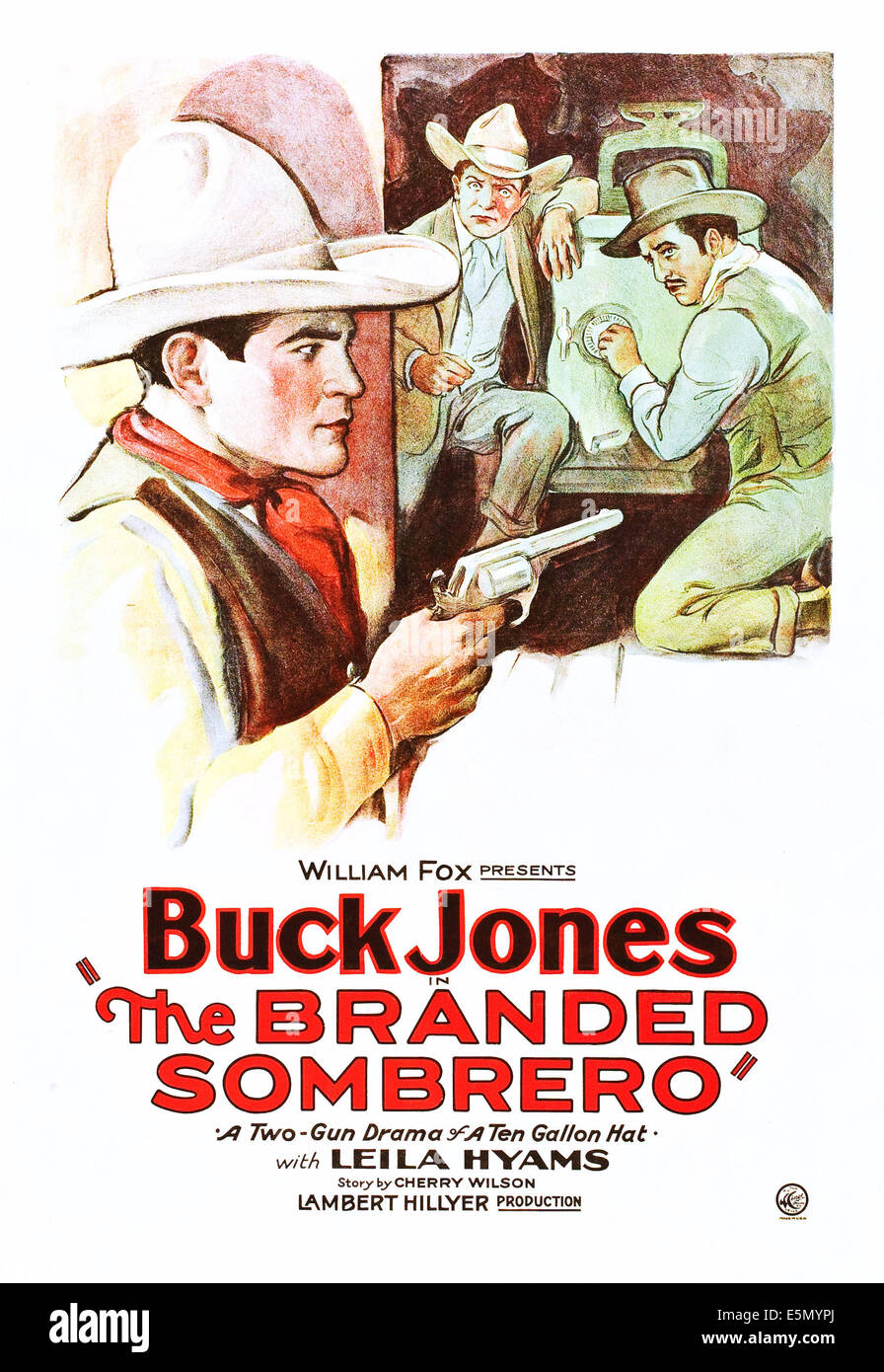 THE BRANDED SOMBRERO, left: Buck Jones, 1928, TM and Copyright ©20th Century Fox Film Corp. All rights reserved./courtesy Stock Photo