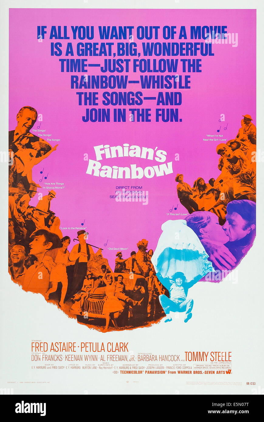 FINIAN'S RAINBOW, top left: Fred Astaire, 1968 Stock Photo