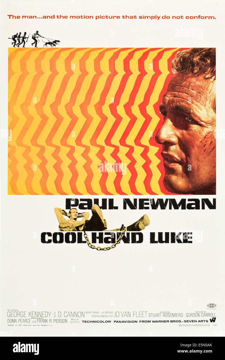 COOL HAND LUKE, Paul Newman, 1967. Stock Photo
