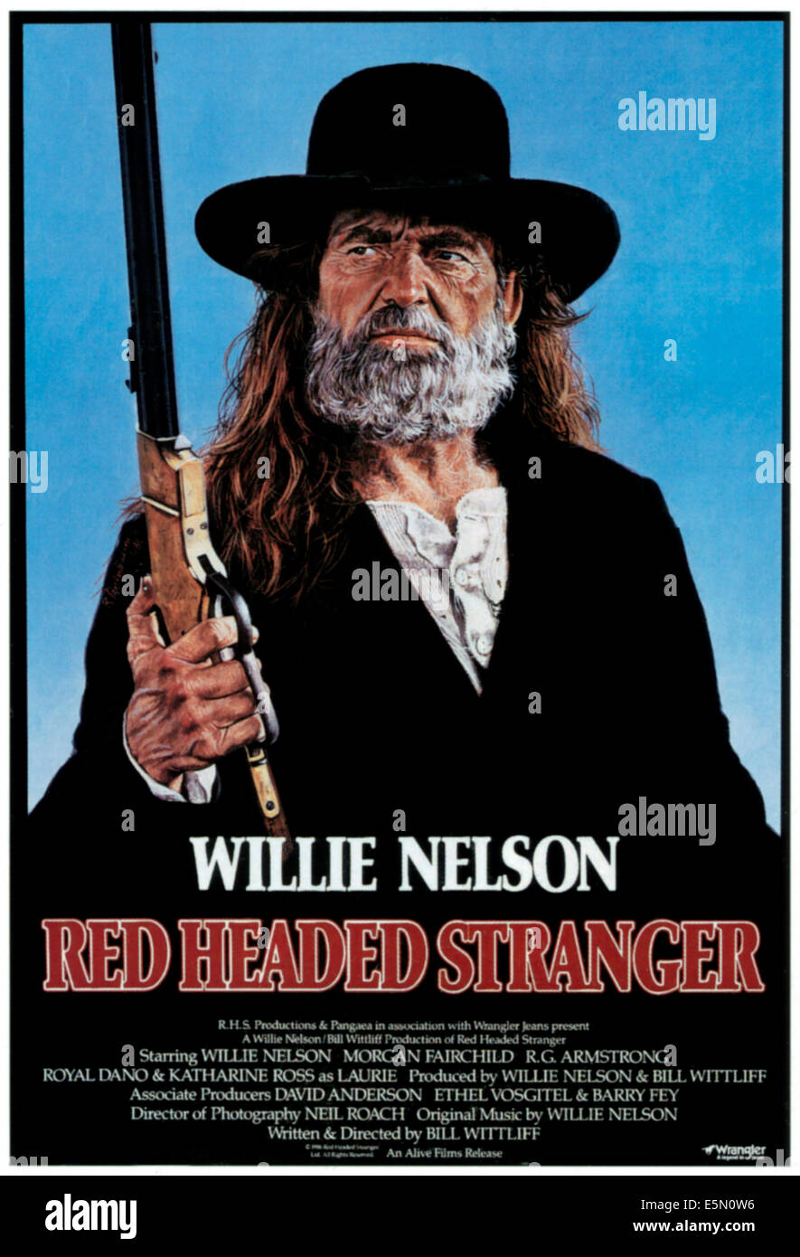 RED HEADED STRANGER, Willie Nelson, 1986, ©Alive Films/courtesy Everett ...