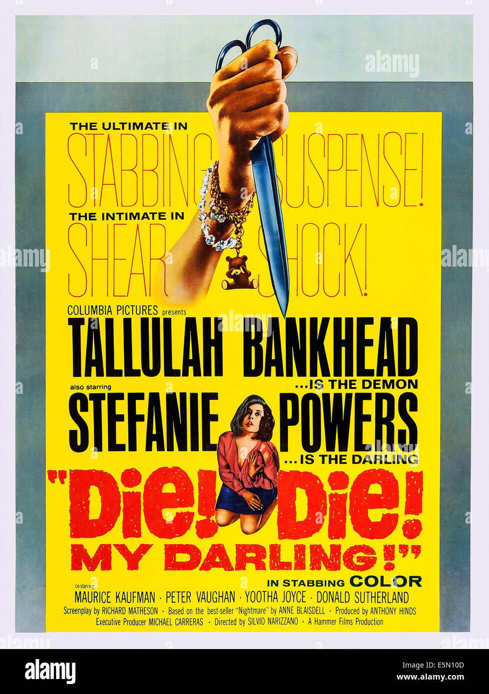 DIE! DIE! MY DARLING (aka FANATIC), center Stefanie Powers, 1965 Stock Photo Alamy