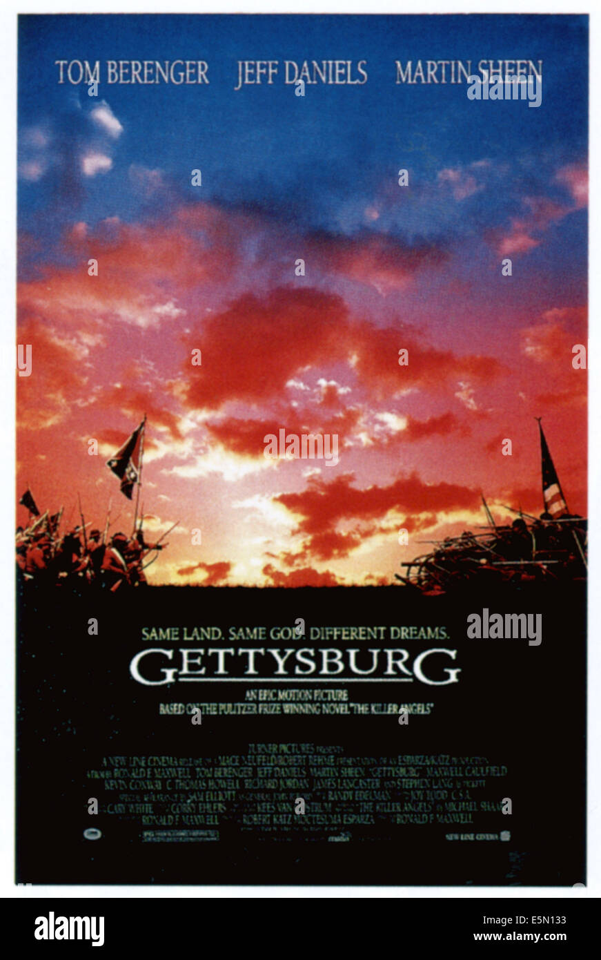 GETTYSBURG, 1993, ©New Line Cinema/courtesy Everett Collection Stock Photo