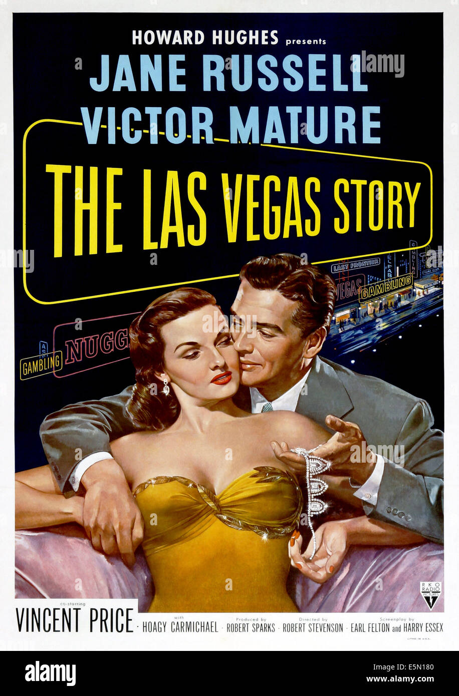THE LAS VEGAS STORY, from left: Jane Russell, Victor Mature, 1952 Stock  Photo - Alamy