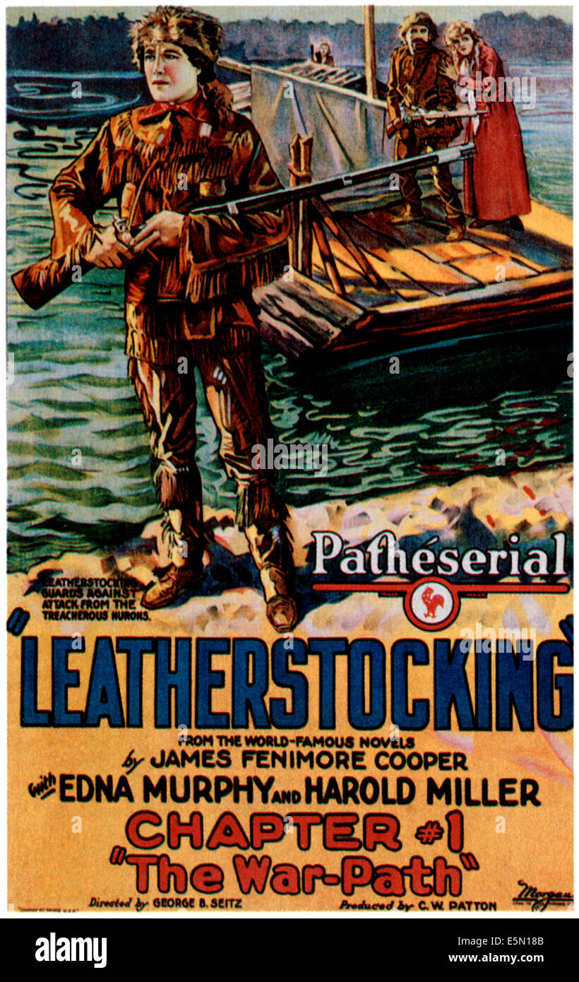LEATHERSTOCKING, Harold Miller in 'Chapter 1: The War-Path', 1924 Stock Photo