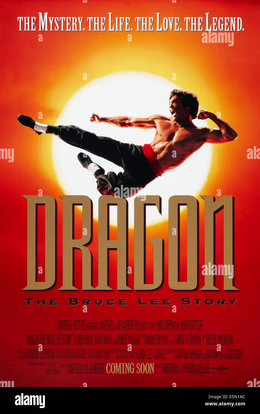 DRAGON THE BRUCE LEE STORY, Jason Scott Lee, 1993, ©Universal Pictures/courtesy Everett