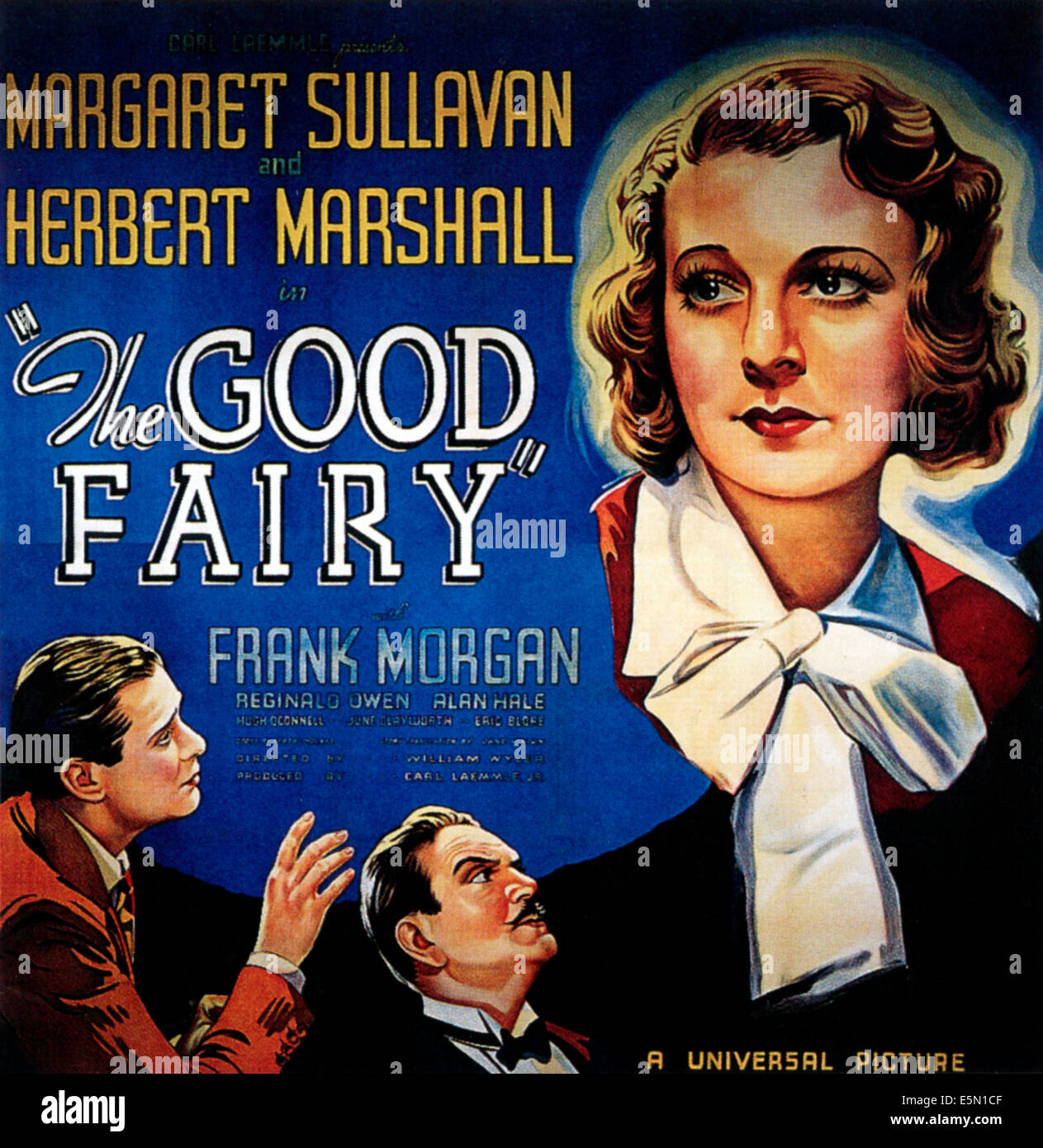 THE GOOD FAIRY, Herbert Marshall, Frank Morgan, Margaret Sullavan, 1935 Stock Photo