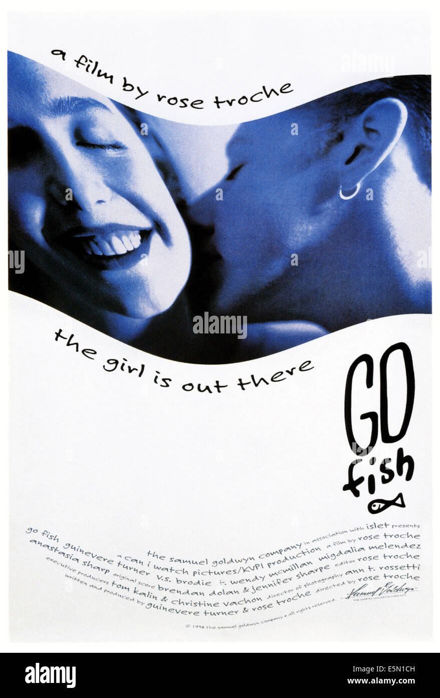 GO FISH, Guinevere Turner, V.S. Brodie on poster art, 1994, ©Samuel Goldwyn Company/courtesy Everett Collection Stock Photo