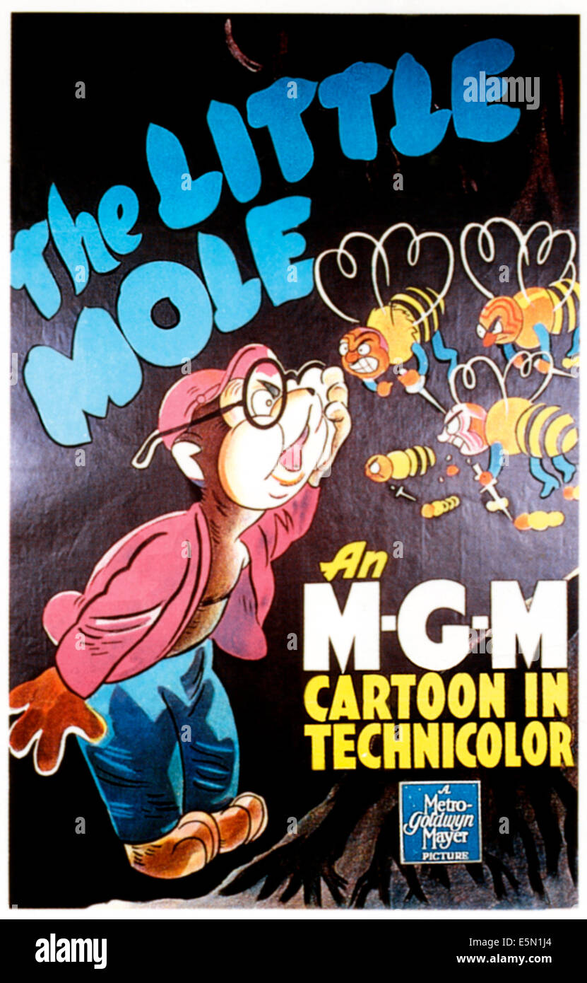 THE LITTLE MOLE, poster art, 1941. Stock Photo