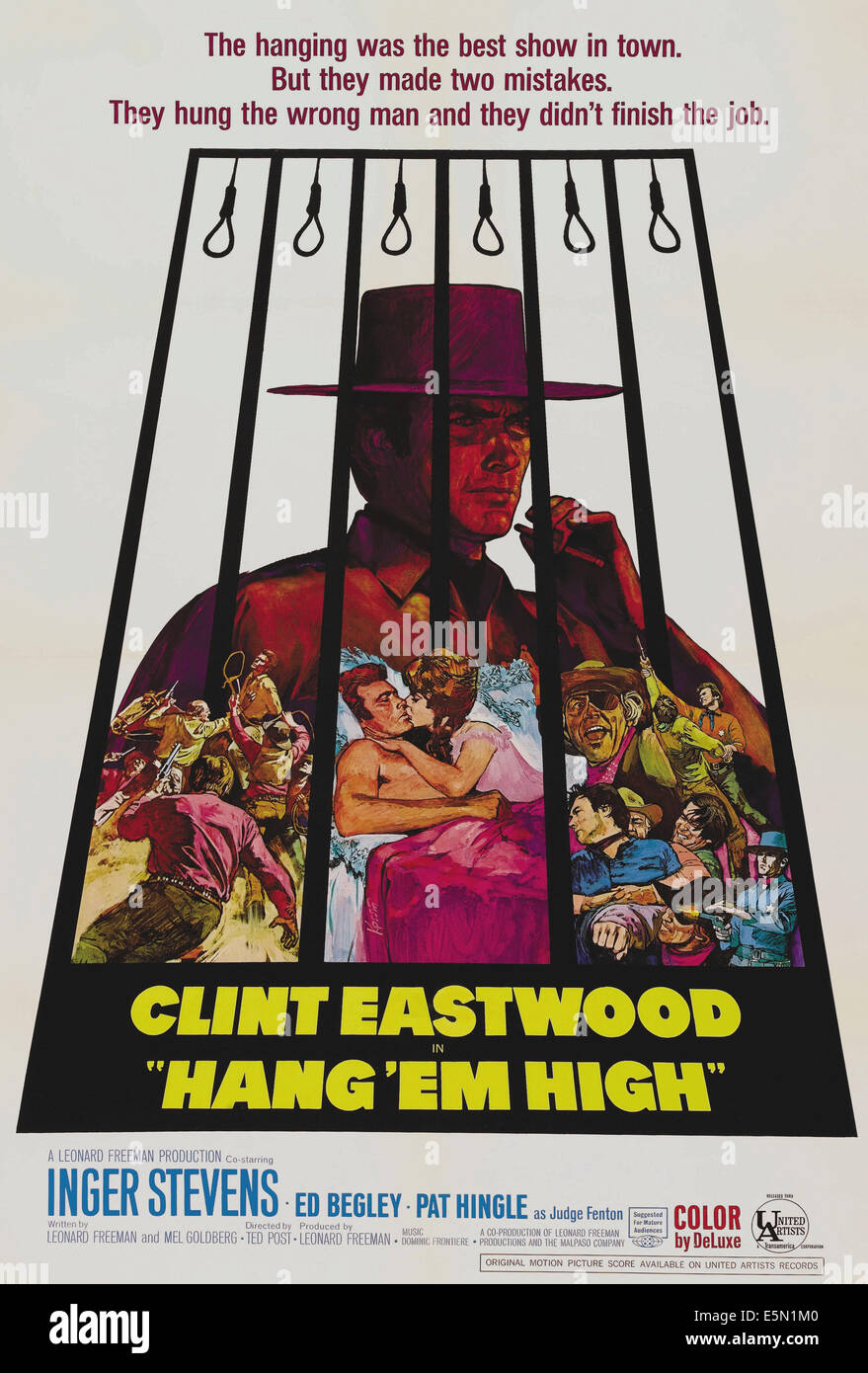 HANG 'EM HIGH, Clint Eastwood, 1968 Stock Photo