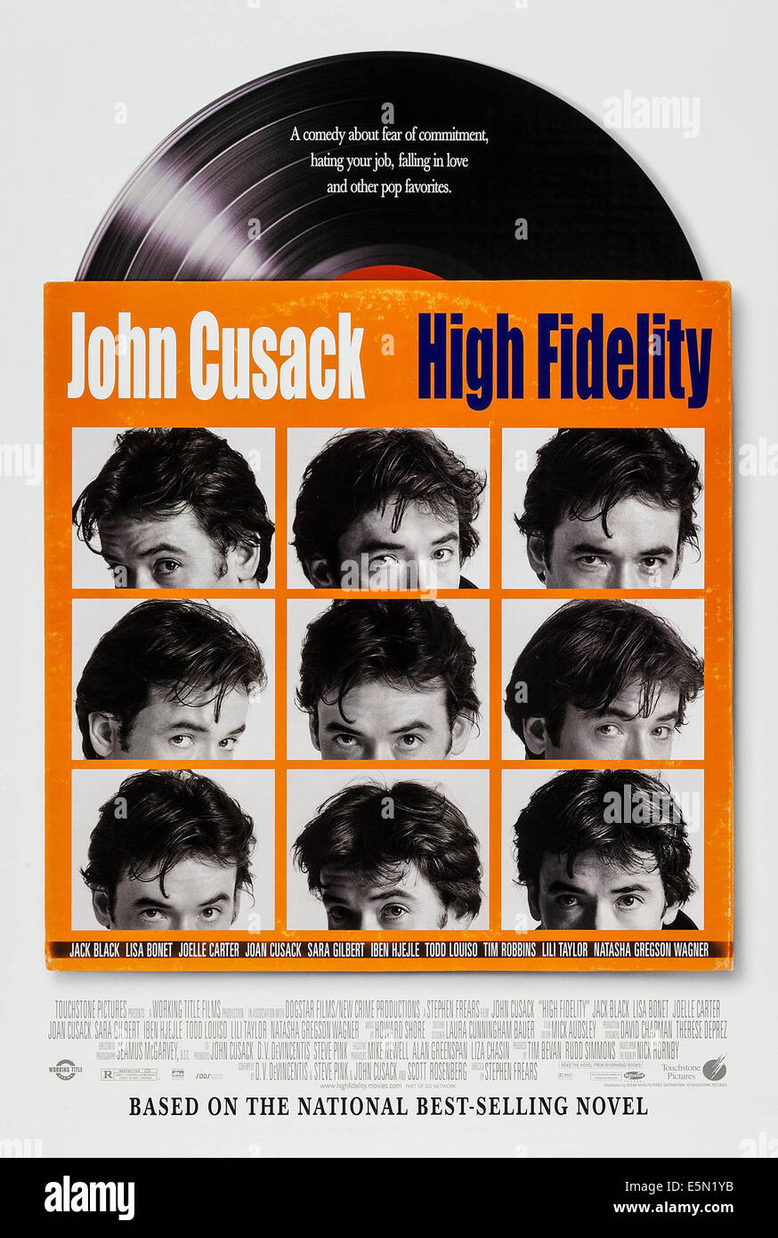 HIGH FIDELITY, US poster art, John Cusack, 2000, ©Buena Vista Pictures/courtesy Everett Collection Stock Photo