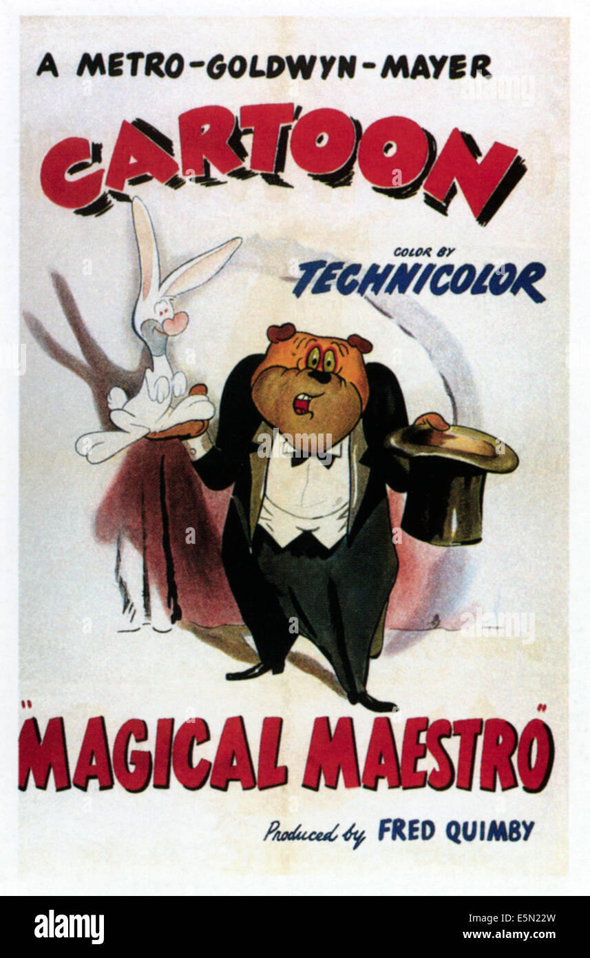 MAGICAL MAESTRO, 1952. Stock Photo