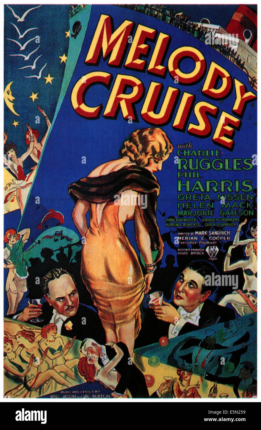 MELODY CRUISE Charles Ruggles Helen Mack Phil Harris 1933 Stock Photo Alamy
