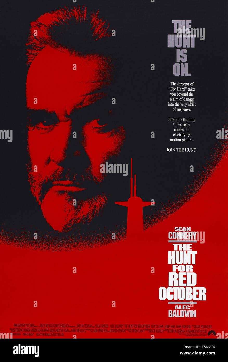 Sean connery the hunt for red october hires stock photography and
