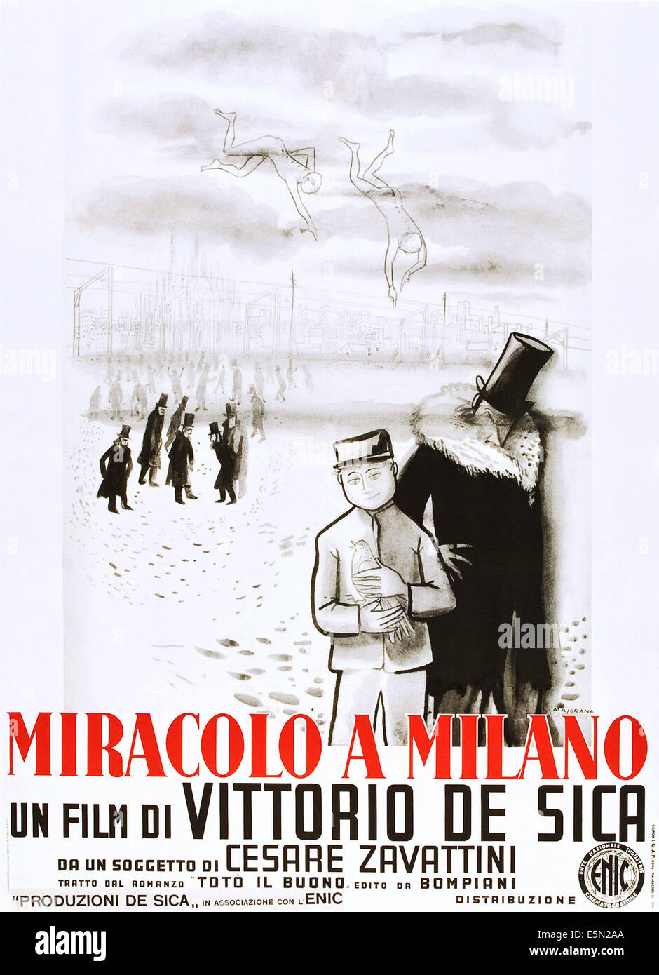 MIRACLE IN MILAN, 1951 Stock Photo