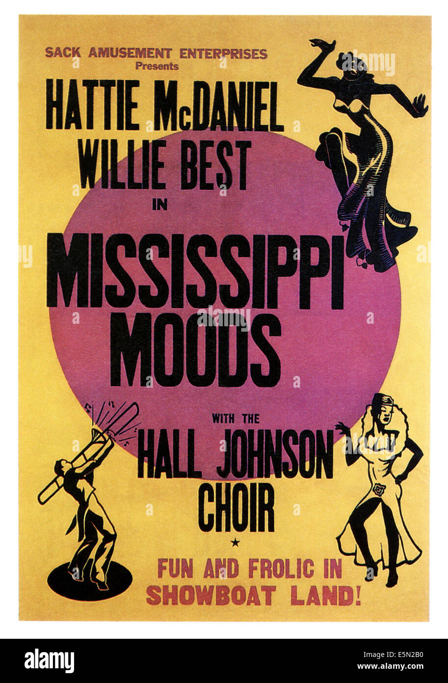 MISSISSIPPI MOODS, poster art, 1937. Stock Photo