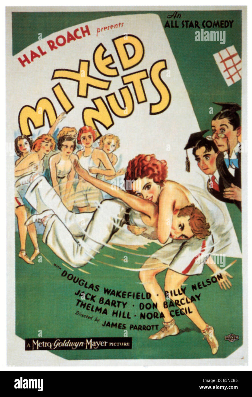 MIXED NUTS, 1934. Stock Photo