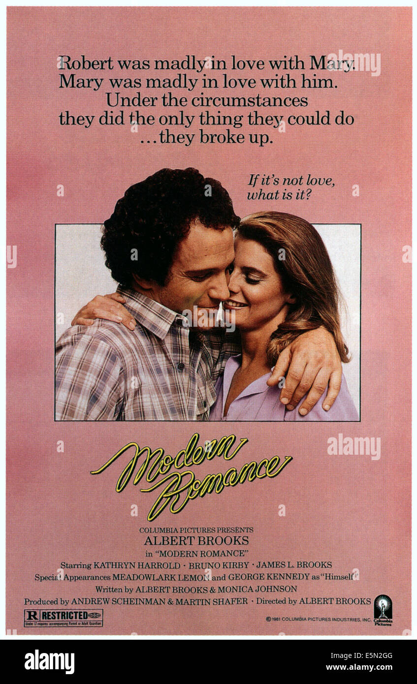 Modern Romance Albert Brooks Kathryn Harrold 1981 ©columbia Pictures Courtesy Everett