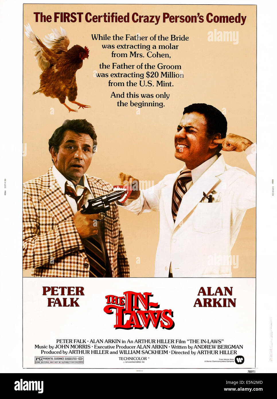 THE IN-LAWS, US poster art, from left: Peter Falk, Alan Arkin, 1979 ...