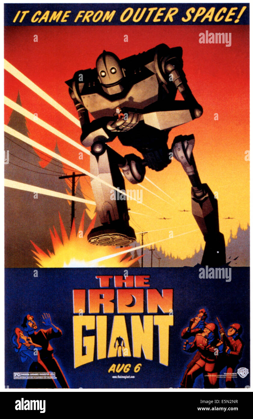 THE IRON GIANT, 1999, ©Warner Bros./courtesy Everett Collection Stock