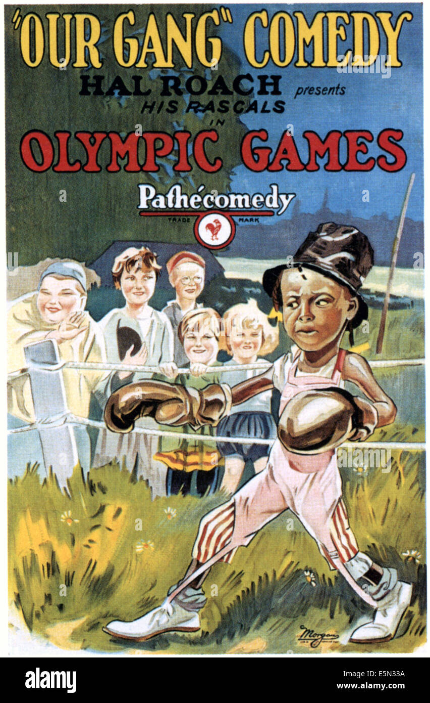 OLYMPIC GAMES, from left: Joe Cobb, Mary Ann Jackson, Jay R. Smith, Jean Darling, Allen Hoskins, 1927. Stock Photo