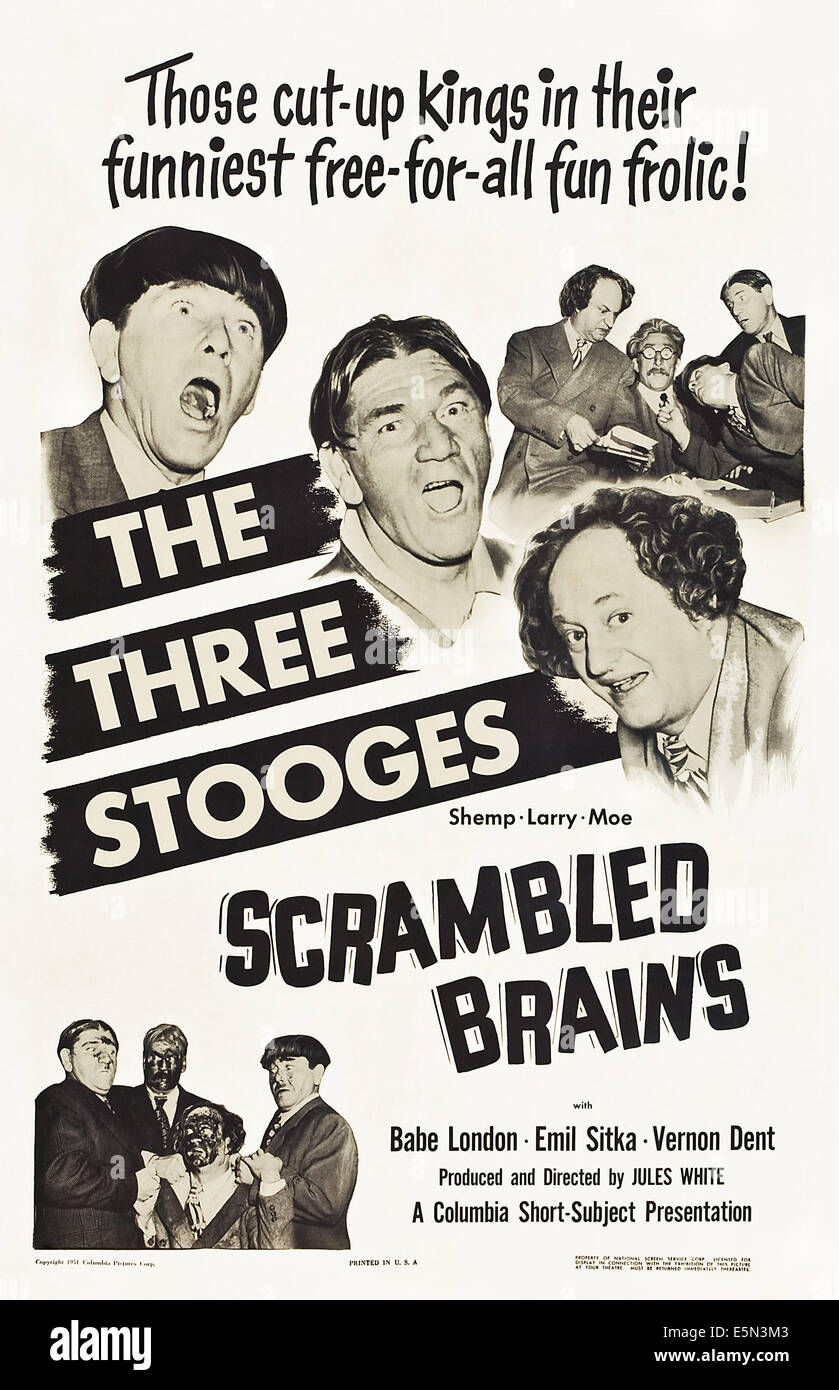 Blunder Boys - The Three Stooges - 1955 - Movie Poster Mug