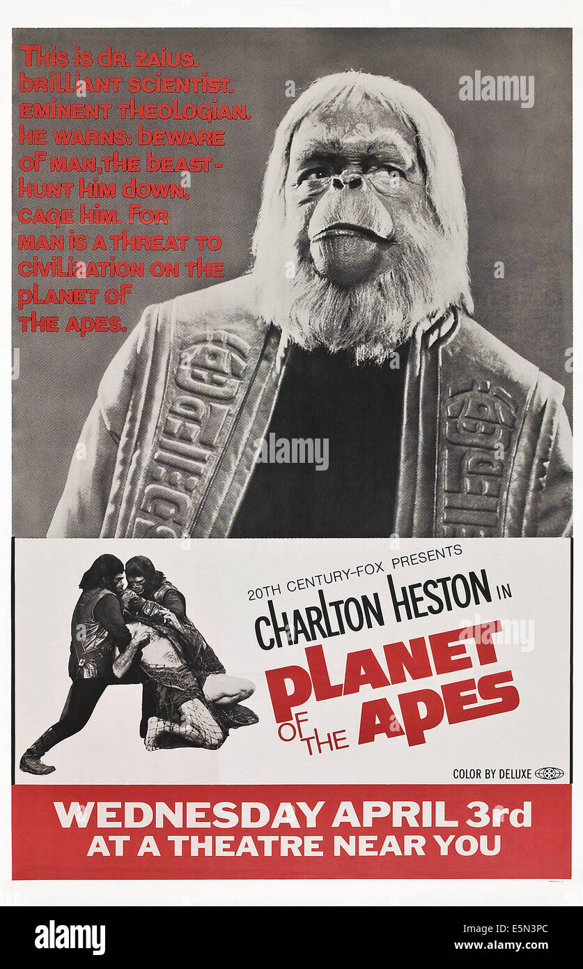 PLANET OF THE APES, Maurice Evans, 1968, TM and Copyright ©20th Century Fox Film Corp. All rights reserved./courtesy Everett Stock Photo