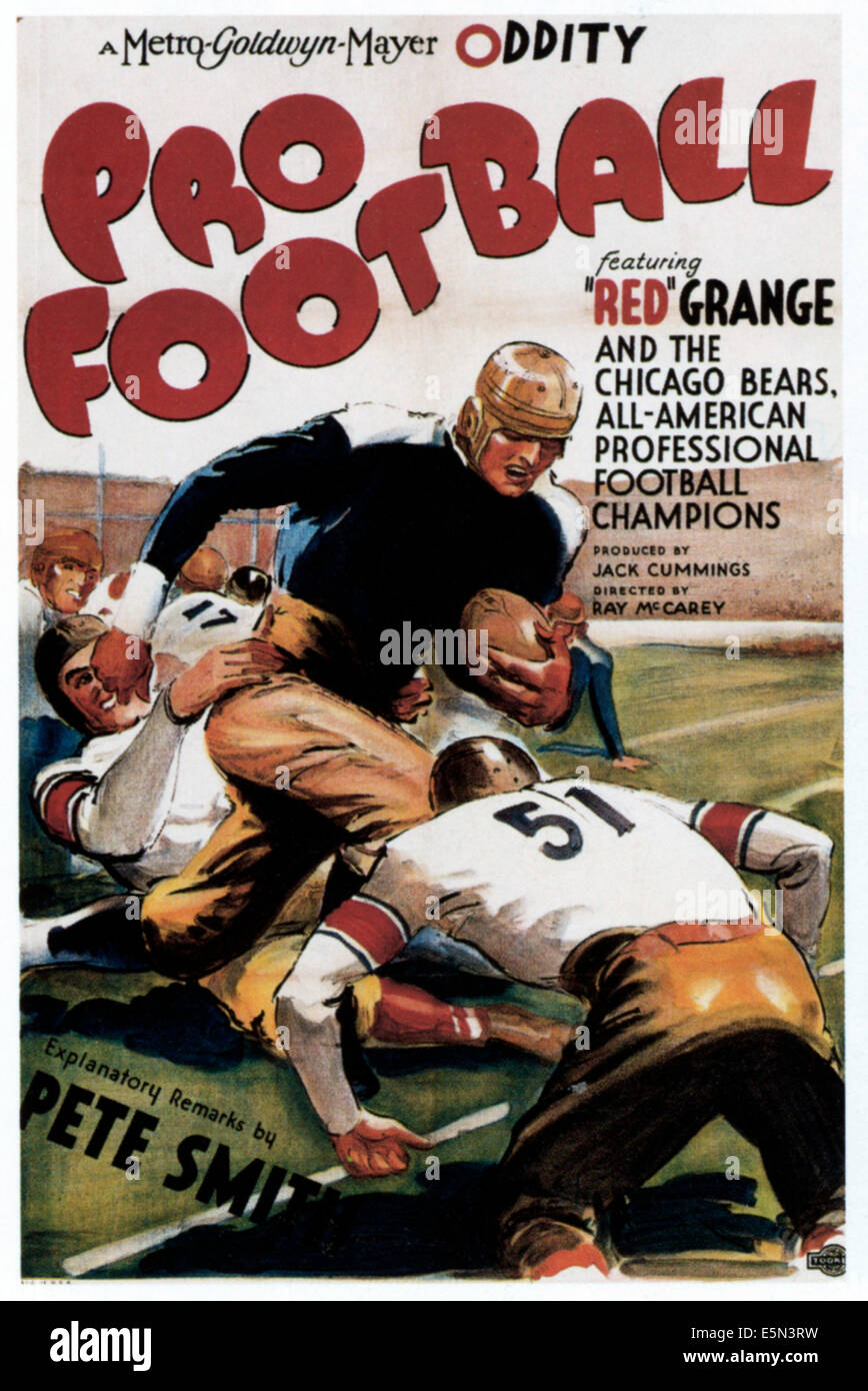 PRO FOOTBALL, 1934 Stock Photo Alamy
