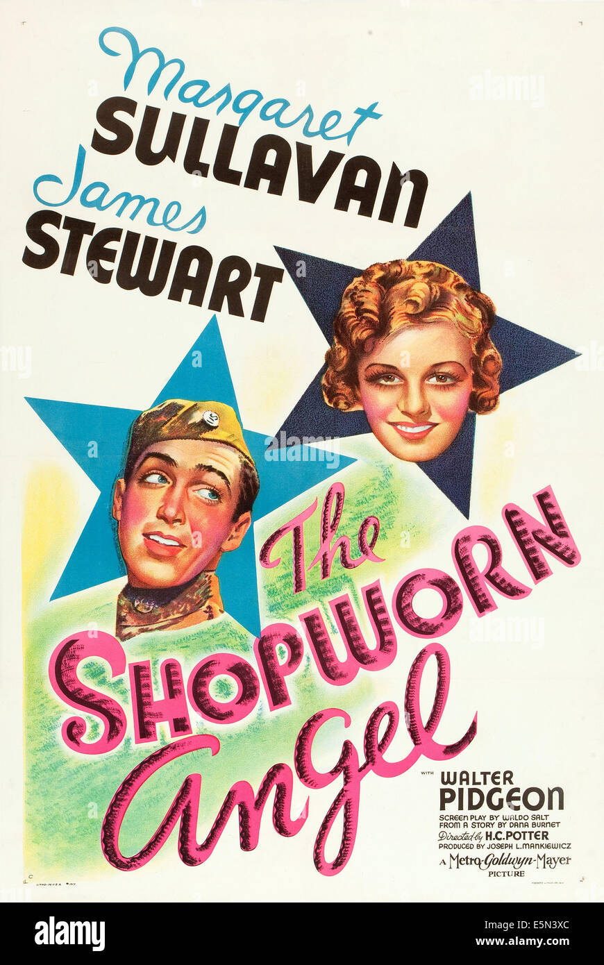 THE SHOPWORN ANGEL, James Stewart, Margaret Sullavan, 1938 Stock Photo
