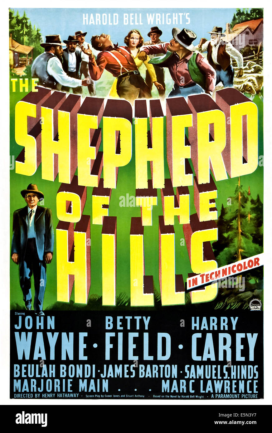 THE SHEPHERD OF THE HILLS Bottom Left Harry Carey Top Fourth From 
