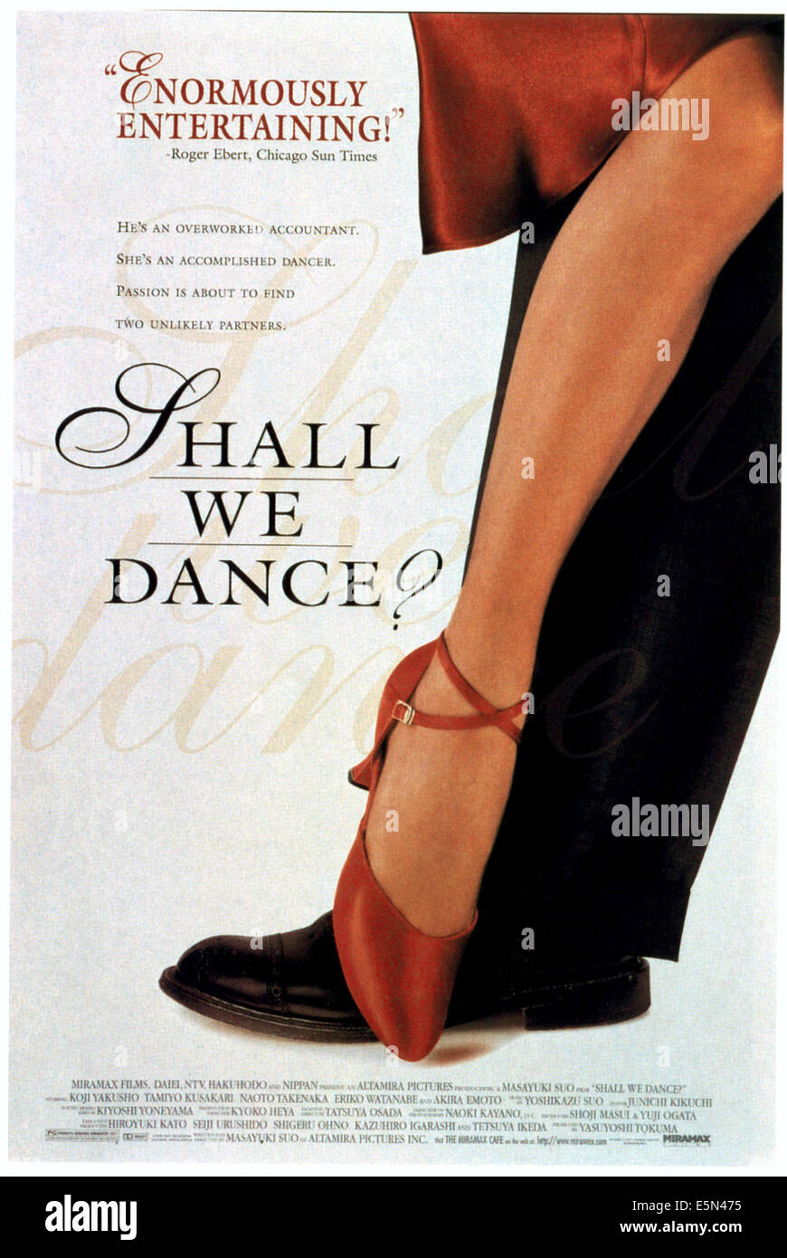 SHALL WE DANCE (aka SHALL WE DANSU?), 1996, ©Miramax/courtesy Everett Collection Stock Photo