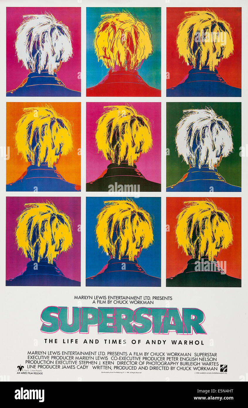 Warhol poster hi-res stock photography and images - Alamy