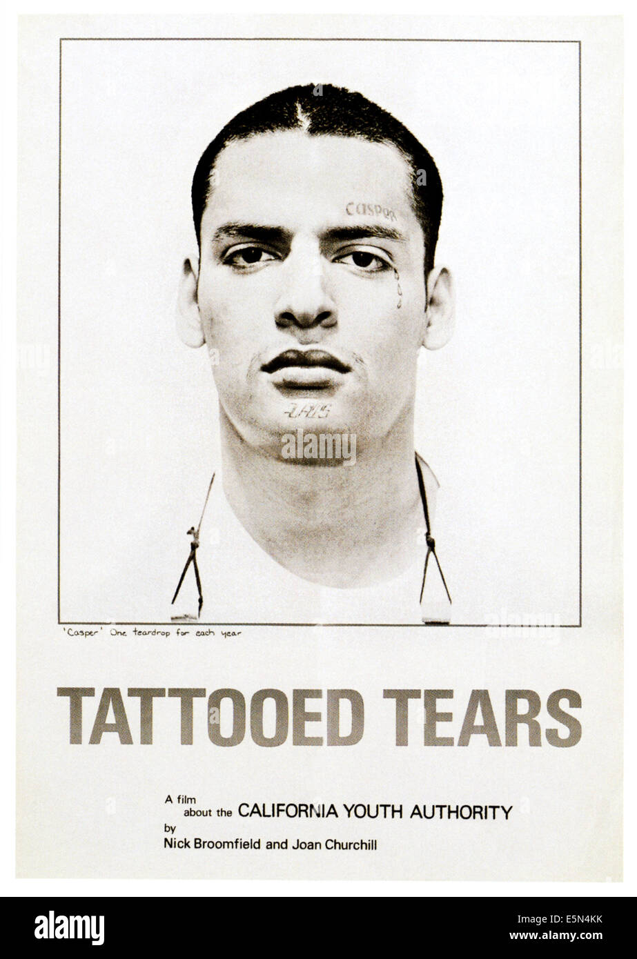 TATTOOED TEARS, poster art, 1979 Stock Photo