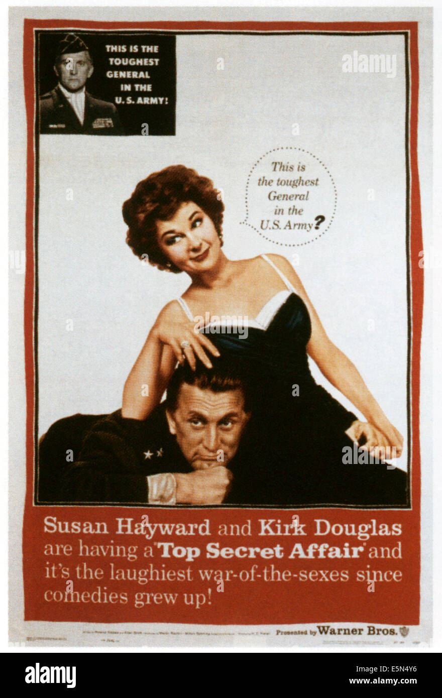 TOP SECRET AFFAIR, top left: Kirk Douglas, bottom from left: Kirk