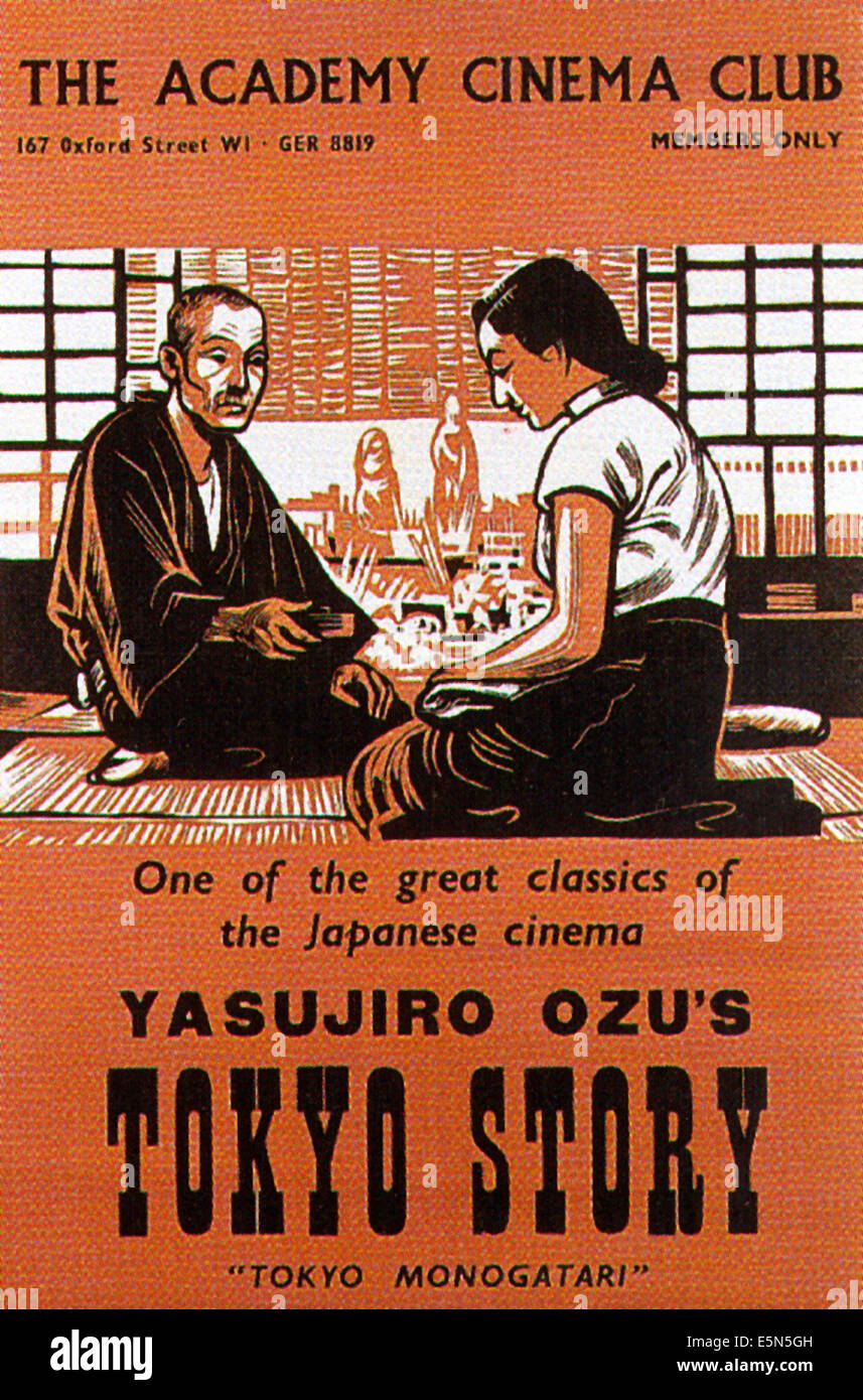 TOKYO STORY, (aka TOKYO MONOGATARI), Chishu Ryu, Setsuko Hara, 1953. Stock Photo