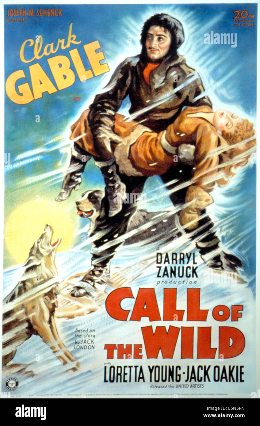 The Call Of The Wild Clark Gable Loretta Young 1935 Tm And Stock Photo Alamy