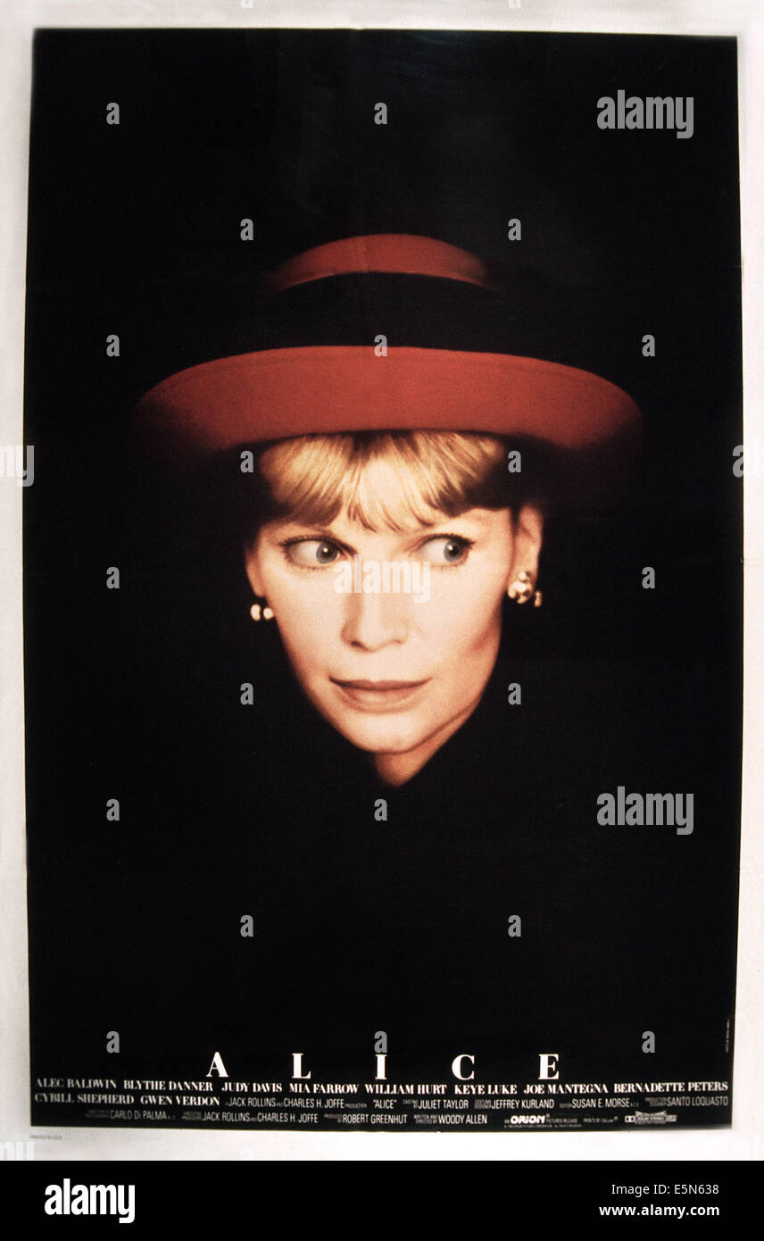 ALICE, Mia Farrow, 1990, © Orion/courtesy Everett Collection Stock ...