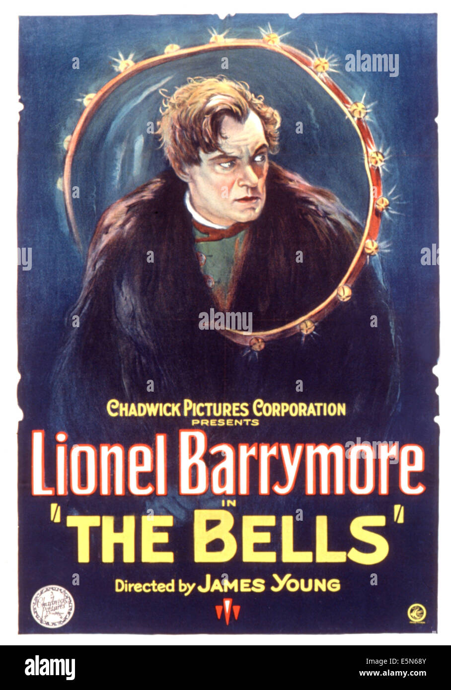 THE BELLS, Lionel Barrymore, 1926 Stock Photo