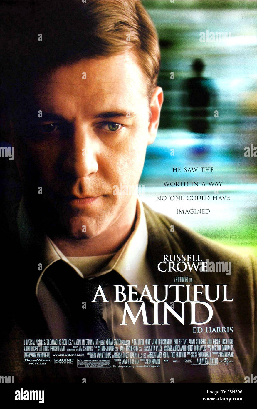 A BEAUTIFUL MIND, Russell Crowe, 2001 Stock Photo